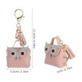 thumbnail image 2 of STRANDCHIC Owl Car Keychain Cute Design PU Key Attachment 1Pack For Women Daily Use Back to School, 2 of 7