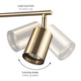 thumbnail image 2 of 21" 3-Light Matte Brass Track Lighting with Pivoting Track Heads, 91007988, 2 of 8