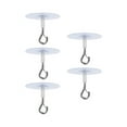 thumbnail image 2 of No Hole Adhesive Ceiling Hooks for Hanging Light Plants,Sticky Eye Hooks, 2 of 9
