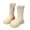 Beige.1, variant on Little Girls' Knee Boots, Zipper Waterproof Non-slip Riding Boots Winter Shoes Brown Size 10(Little Kids)