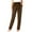 2-1-Brown, variant on SELONE Black Casual Summer Pants for Women Plus Size Lounge Pants with Pockets Elastic Waist Full Length Trouser Loose Long Beach Pants Pull on Solid Straight Lightweight 5XL Tall Breathable Clothes