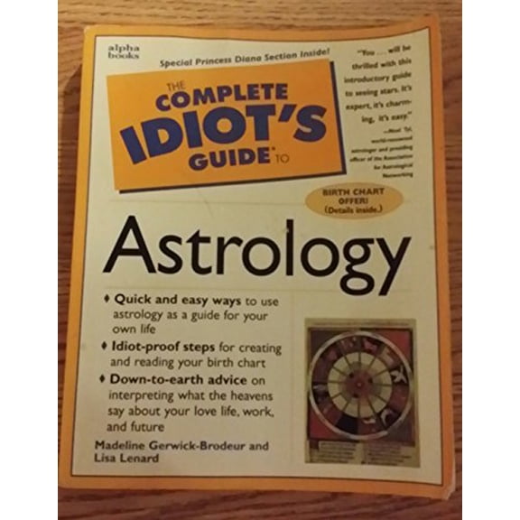 Pre-Owned Complete Idiot's Guide to Astrology, 9780028619514, 002861951X, Paperback, Unabridged Version edition