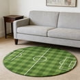 thumbnail image 4 of Football Shaped Floor Mat Super Soft Cozy Rug for Bedroom Entryway Porch Dorm Home Decor, 4 of 6