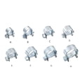 thumbnail image 3 of Scienceny 10 piezas de abrazadera de manguera de repuesto Universal de alta resistencia en forma de T electrochapa accesorios de Clip de tubería Herramientas manuales y eléctricas 14-16MM, 3 of 6