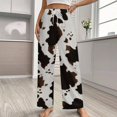 thumbnail image 2 of Animal Printing Cow Pajama Pants Comfortable Elastic Waist Pajamas Fashion Sleepwear Bottoms Plus Size Homewear, 2 of 6