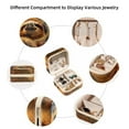 thumbnail image 2 of PhooArto Small Jewellery Box, Animal Sloth Galaxy Portable Travel Mini Jewelry Case for Women Leather Ring Organizer, 2 of 5
