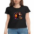 thumbnail image 2 of Festive Santa Graphic Tee - Candy Themed Holiday T-Shirt, 2 of 9