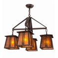 thumbnail image 6 of Meyda Tiffany 163118 Prairie Loft 4 Light 28" Wide Chandelier - MultiColor, 6 of 6