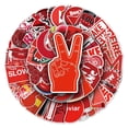 thumbnail image 2 of Paquete de pegatinas Red Spider Rugby, 52 unidades, vinilo impermeable, 2 of 3
