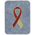thumbnail image 1 of 15 H x 12 L In. Burgundy and Ivory Ribbon for Head and Neck Cancer Awareness Glass Cutting Board, Large Size, 1 of 1