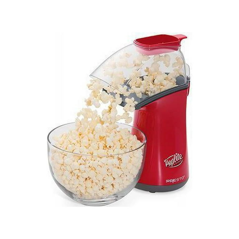 Vavsea Hot Air Popcorn Popper, Retro Popcorn Maker, 1200W Electric Popcorn Machine, Oil Free, 3.3lb for Home Party Kids, New, Red