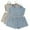 Blue/Khaki/Grey, variant on Ekouaer 3 Sets for Women Ribbed Pajamas Crop Cami Top and Shorts Pjs Casual Sleeveless Button Lounge Set Sleepwear