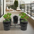 thumbnail image 5 of Peakora Bucket Drip Growing System with 4 Buckets 12W Hydroponics Drip Growing System 4 Sites Dutch Buckets W/Air Pump for Home Garden 5.28gal Capacity, 5 of 19
