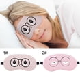 thumbnail image 3 of Bangcool Eye Mask Creative Face Pattern Sleeping Mask Eye Shade Eye Blinder with Ice Pack, 3 of 10
