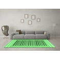 thumbnail image 3 of Ahgly Company Indoor Square Abstract Emerald Green Contemporary Area Rugs, 5' Square, 3 of 4