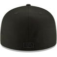 thumbnail image 4 of Men's New Era Black Washington Nationals Primary Logo Basic 59FIFTY Fitted Hat, 4 of 6