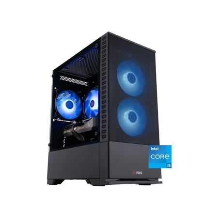 ABS Cyclone Aqua Gaming PC - Windows 11 - Intel Core i5-14400F - GeForce RTX 5060 - DLSS 4 - AI-Powered Performance - 32GB DDR4 3200MHz - 1TB M.2 NVMe SSD - CA14400F5060