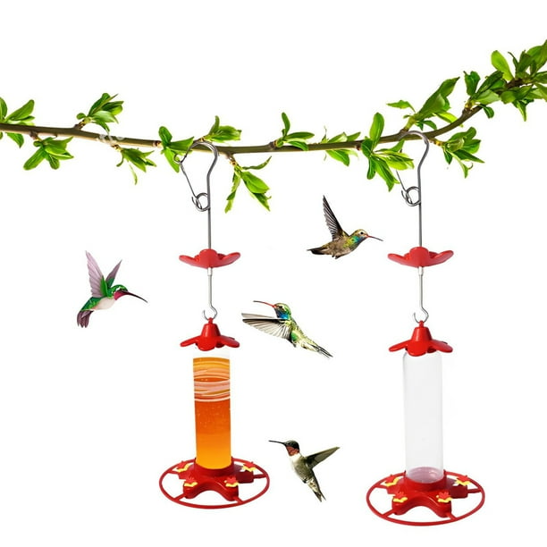 Outdoor Hanging Hummingbird Feeder Block Ant Insects Sealed Bird Feeder for Feeding Wild Birds