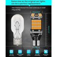 thumbnail image 2 of 4-pack amber/yellow led bulbs for turn signal lights 12v-24v extremely bright, 2 of 4