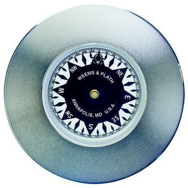 weems & plath marine navigation compass chart weight (nickel)