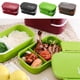 thumbnail image 4 of Caja De Almuerzo Portátil A Prueba De Envase De Capa Doble Caja De Picnic De Hojalata Burdeos Soledad Contenedor de almuerzo, 4 of 10