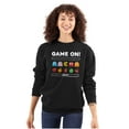 thumbnail image 3 of Game On Vintage 80s PACMAN Gamer Sweatshirt for Men or Women Brisco Brands S, 3 of 6