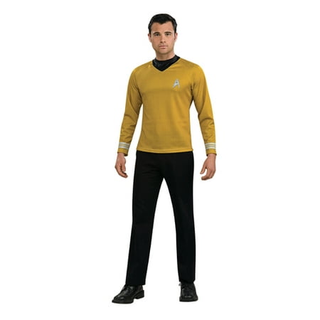 mens star trek captain kirk halloween costume size small