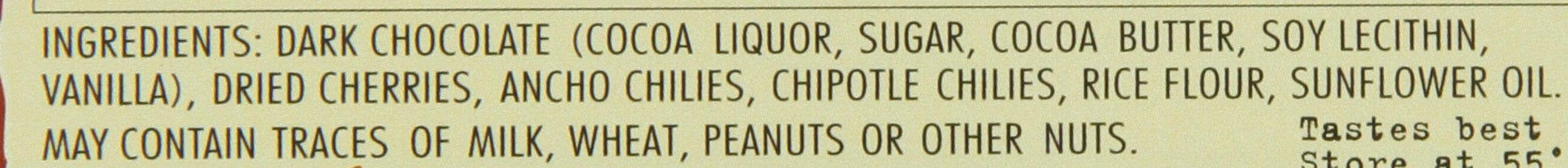 Chocolove Chilies & Cherries in Dark Chocolate Bar, 3.2 Ounce (Pack of 12)
