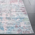 thumbnail image 6 of SAFAVIEH Malibu Fredrick Distressed Polyester Area Rug, Plum/Green, 6' x 6' Square, 6 of 13