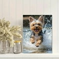 thumbnail image 2 of Yorkshire Terrier Dog Canvas Print/Wall Art，Suitable for Living Room， Bedroom， Bathroom， Kitchen， and Office Decoration., 2 of 8