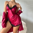 thumbnail image 4 of Gibobby Falda de Tiras con Cuello Colgante Día de San Valentín Camisón sexy con tirantes para mujer(Rojo,XL), 4 of 5
