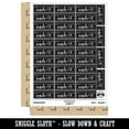 thumbnail image 2 of Pretty Things Inside Elephant Package Sticker Set - Black - Gloss Finish - 1.5" Small, 2 of 7
