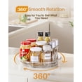 thumbnail image 4 of Lazy Susan Organizer LAMU, paquete de 2 unidades, mesa giratoria para armario, 23,5 cm, 4 of 8