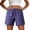 Purple, variant on LEKWK Shorts for Women Athletic High Waisted Quick Dry Hiking Shorts Drawstring Lightweight Gym Shorts with Zipper Pockets Summer Outdoor Vacation Outfits