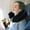 Black-Free Size, variant on Tgbvmt Stuffable Travel Pillow, Soft Velvet Neck Pillow with Adjustable Size, Multi-Functional Travel Support Pillow for Airplanes, Cars, and Trains, Lightweight and Convenient for Long Trips