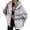 Gray, variant on yuCgh Women's Fashionable Casual Cotton Jacket with Versatile Design for Daily Wear Comfortable and Lightweight Outerwear for All Seasons,Beige L