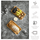 thumbnail image 3 of Charolas rectangulares ARTE MARRON de Bambú multiusos 4 Pack, 3 of 5
