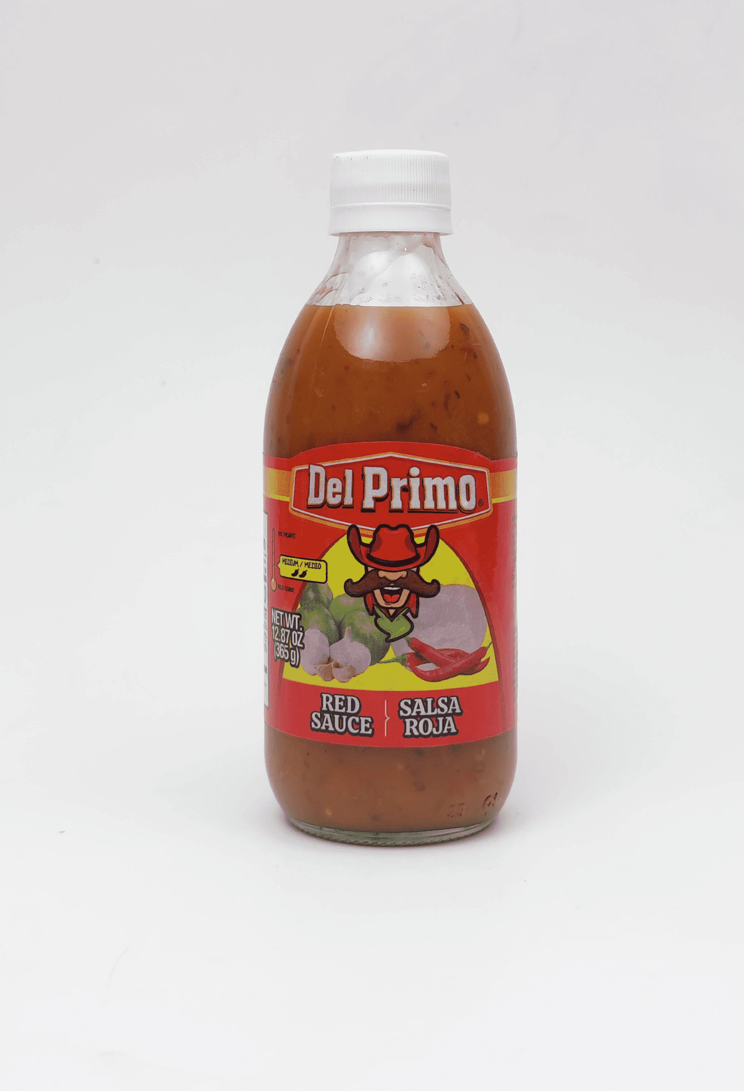(6 pack) Primos Del Primo Habanera Red Sauce Bottle Vegan and Gluten free, 12.88 oz