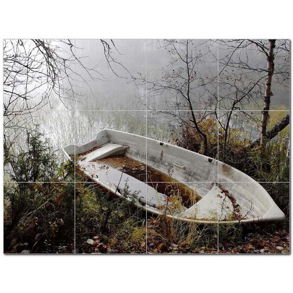 Boat Ship Ceramic Tile Mural Kitchen Backsplash Bathroom Shower 400161-L43
