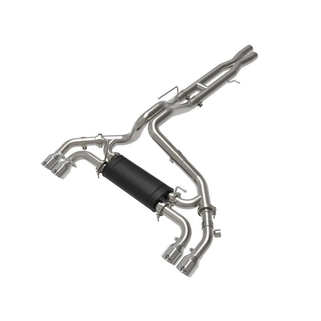 Fits 2021-2023 Jeep Wrangler JL Advanced FLOW Engineering Exhaust System Kit 49-38098-P Vulcan Cat-Back System; Stainless Steel; With Muffler; 3 Inch to 3-1/2 Inch Pipe Diameter