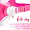 thumbnail image 3 of Gafas de natación Freela Kids con funda nasal para niños de 3 a 14 años, color rojo, 3 of 7