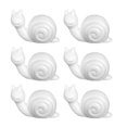 thumbnail image 1 of 6 Pcs Miniture Decoration Styrofoam Animal Snail Ornament Floral Arrangement Block, 1 of 3