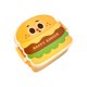 thumbnail image 1 of Fiambrera con forma de hamburguesa y patatas fritas | Recipiente Bento Seguro para Alimentos y Impermeables | Material duradero e inodoro | Tapa Sellada | Apta para microondas y lavavajillas, 1 of 5