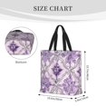 thumbnail image 2 of Single Shoulder Bag Convenience Bag 19.6×15.7×5.9in Light And Weight-Free Main Pocket Large Portable And Single Shoulder Back Mediumpurple Moroccan Trellis Hand-Drawn Sketch_2, 2 of 7