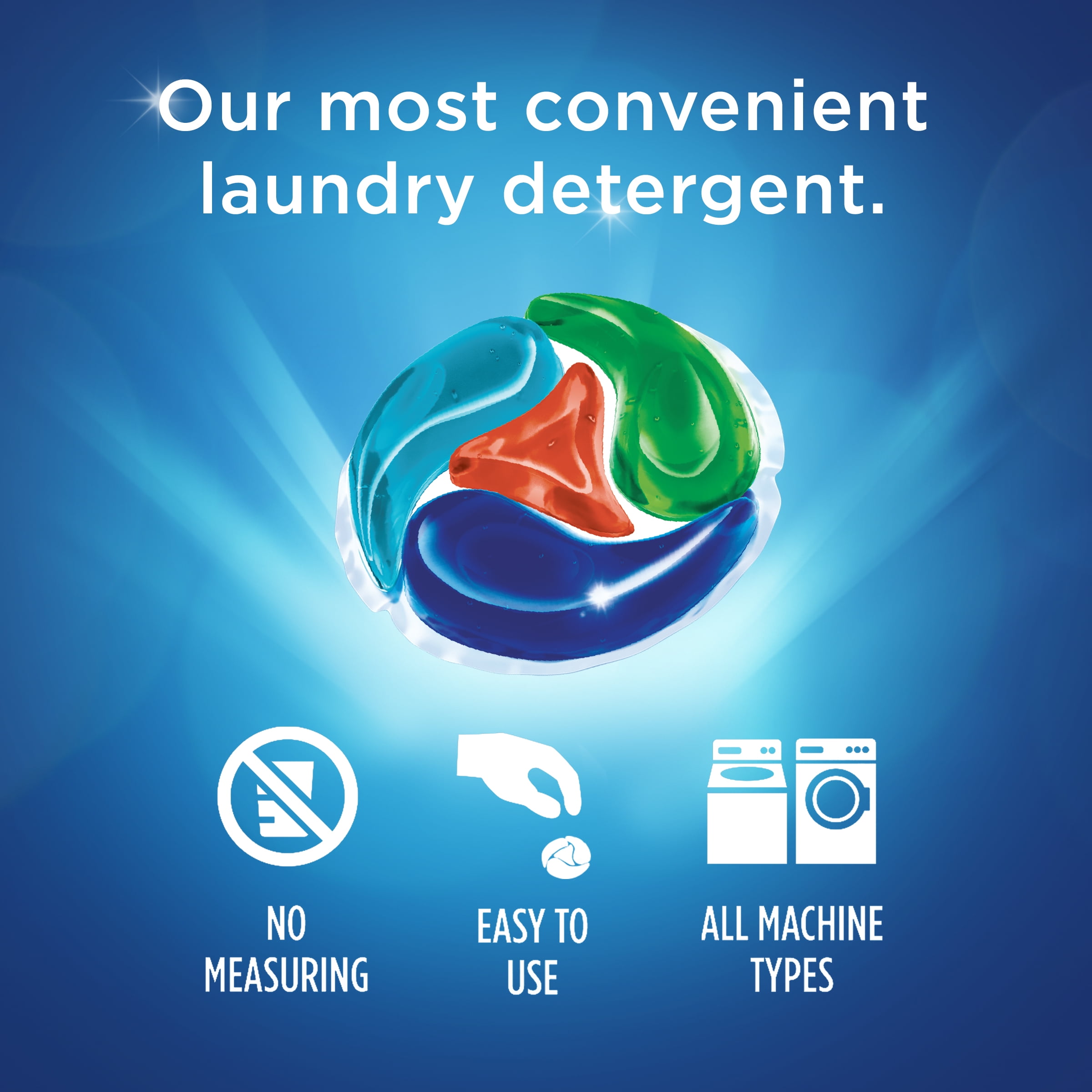 Persil Discs Laundry Detergent Pacs, Stain Fighter, 38 Count, Pack of 2, 76 Total Loads