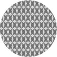 thumbnail image 1 of Ahgly Company Indoor Round Patterned Smokey Gray Area Rugs, 3' Round, 1 of 6