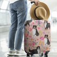 thumbnail image 2 of Bernese Mountain Dogs with Pioneer Flower Luggage Cover Fashion Suitcase Cover Baggage Covers Fit 25-28 Inch Luggage (Go Travel), 2 of 5