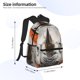 thumbnail image 2 of Disketp Polka Dot Rhino Welcome Mochila Ligera Clásica con Múltiples Bolsillos, Mochila Casual para Hombre y Mujer, Ideal para Escuela, Trabajo y Viajes, 2 of 6
