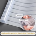 thumbnail image 3 of 1 Roll Window Privacy Film,Frosted Glass Window Film,Decorative Front Door Covering,Anti-UV Static Cling Non Adhesive Window Sticker,Striped Pattern Frosting Film, 3 of 8