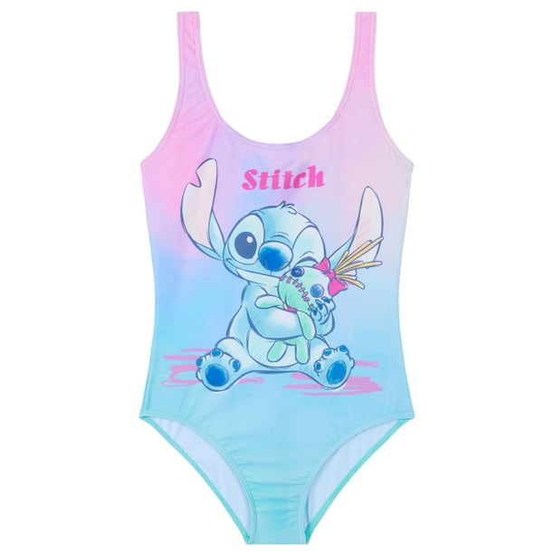 Traje de baño Disney para niñas de una sola pieza, cómodo y elástico, de 11 a 12 años